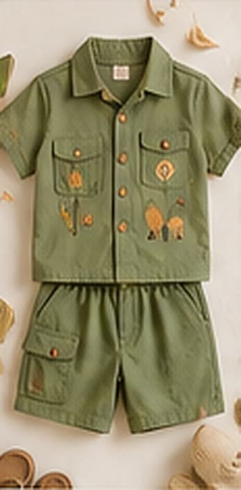 Safari Day Co-ord on a hanger