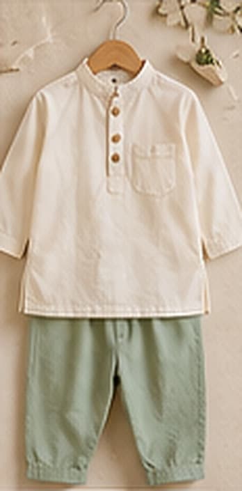 Classic Kurta Set on a hanger