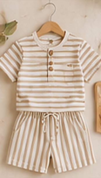 Striped Co-ord on a hanger