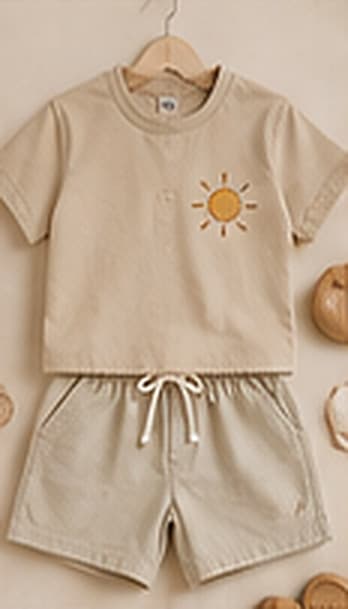 Neutral Basics Set on a hanger